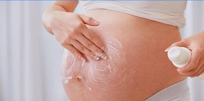 Uso de creme para estrias durante a gravidez