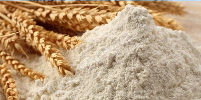 Farinha e trigo