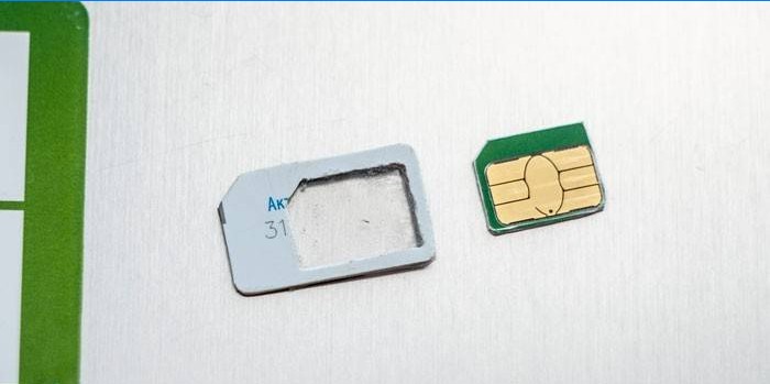Cartão Nano SIM para smartphone ou iPhone