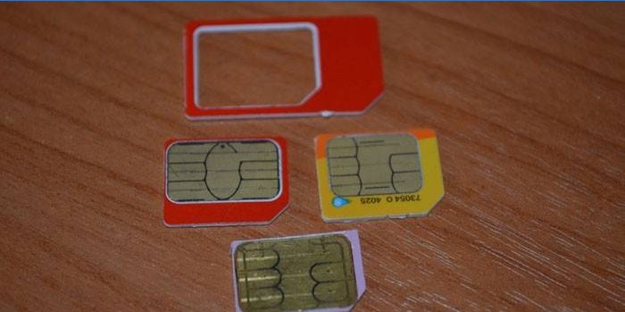 Cartão normal, micro e nano SIM