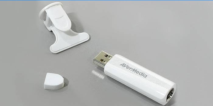 Sintonizador de vídeo USB com antena para laptop AVerMedia Technologies TD310