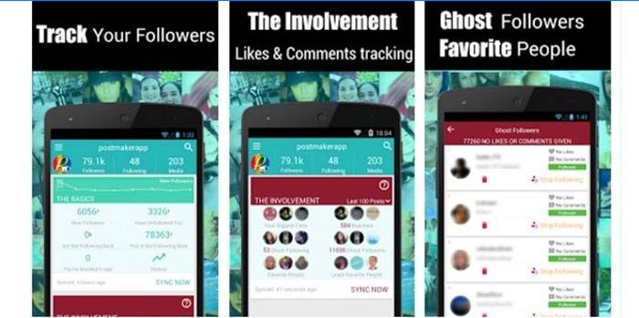 TrackGram: Seguidores do Instagram