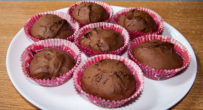 Muffins de Chocolate Caseiros