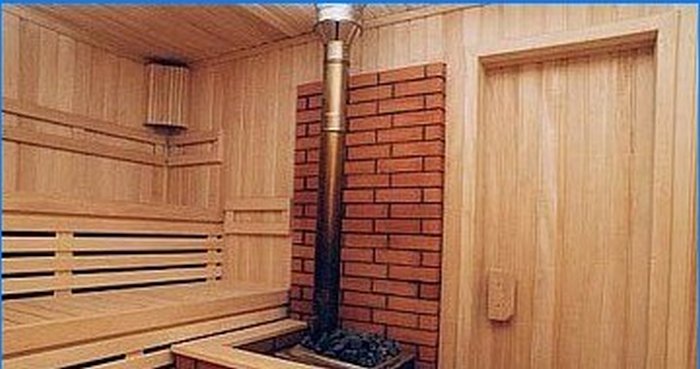 Sauna em cada apartamento