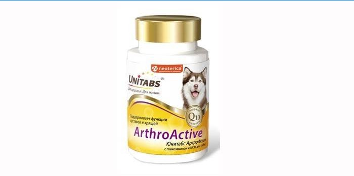 Vitaminas para cães Unitabs Arthroctive