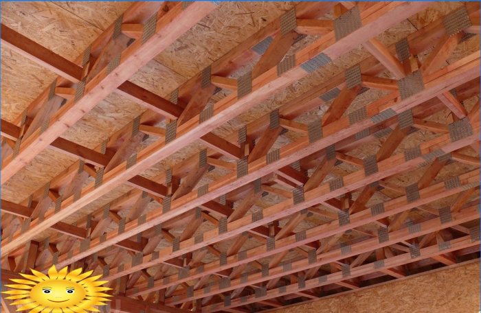 Treliças de telhado de madeira