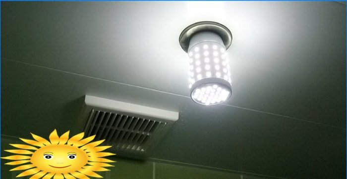 Potência da lâmpada LED