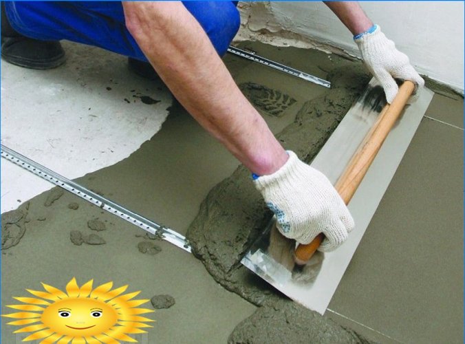 Como fazer uma betonilha de piso com as próprias mãos