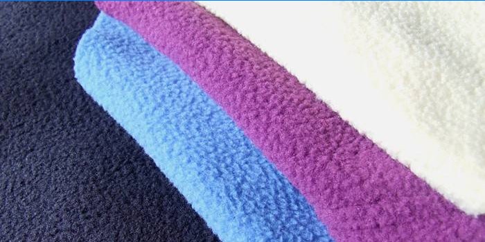 Tecido de lã em cores diferentes