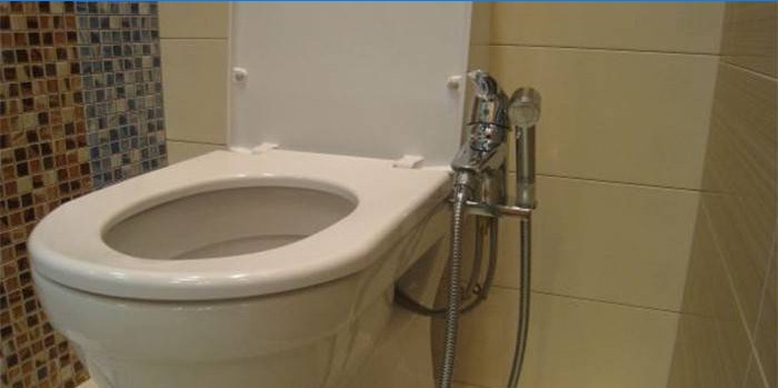 Chuveiro higiênico conectado ao banheiro