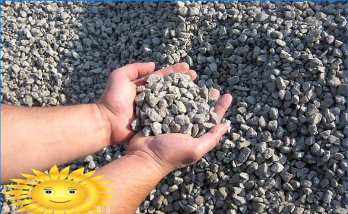 Pedra britada de construção. Tipos, características, uso