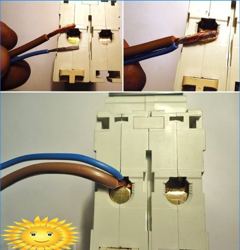 Tipos de conexões elétricas para fios trançados