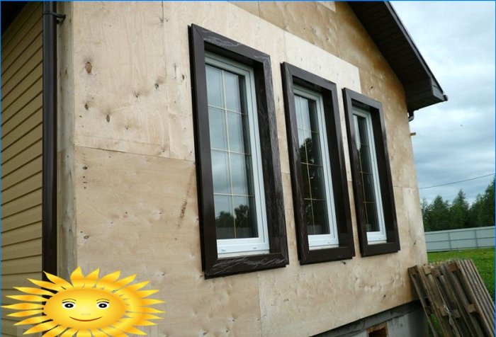 Características de aquecimento e acabamento de uma casa de madeira perfilada