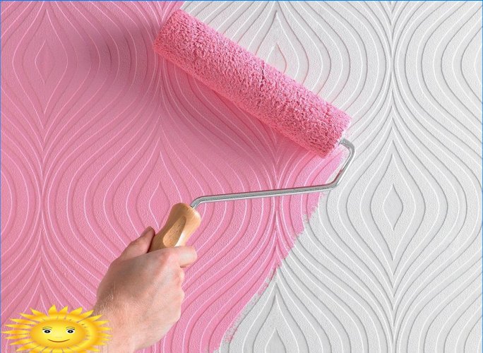 Como pintar papel de parede: uma escolha de papel de parede e pintura