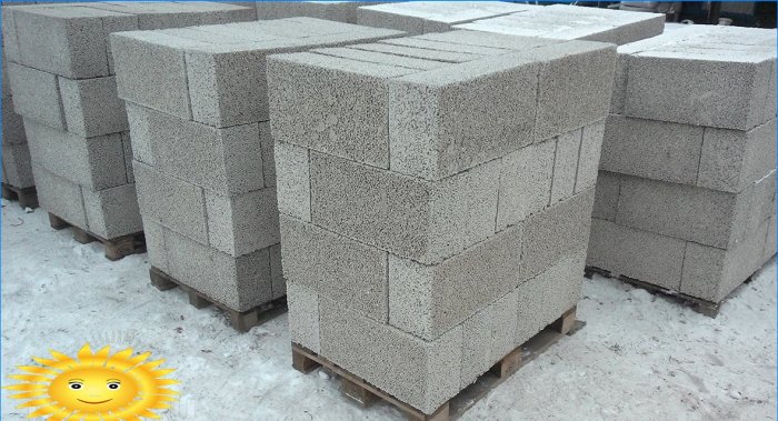 Blocos de concreto de poliestireno