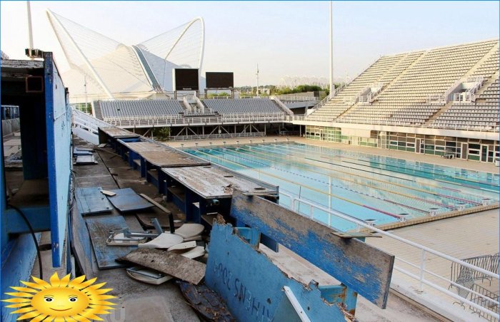 Instalações olímpicas abandonadas