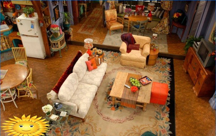 Interiores de séries de TV populares em sua casa