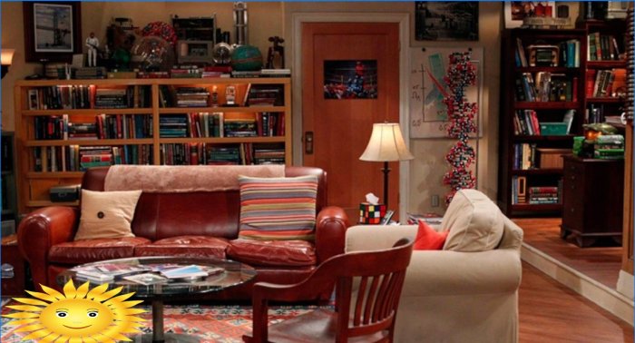 Interiores de séries de TV populares em sua casa