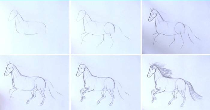 Como retratar um cavalo correndo