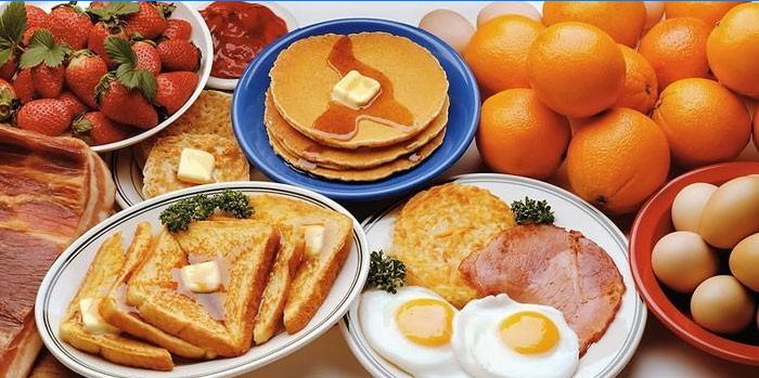 Alimentação e café da manhã