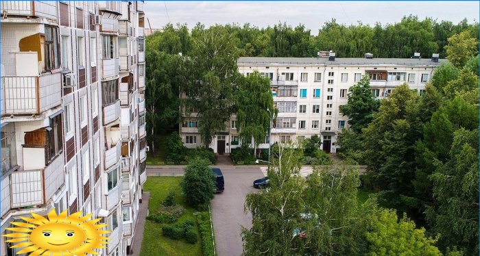 Programa de renovação de edifícios de cinco andares em Moscou