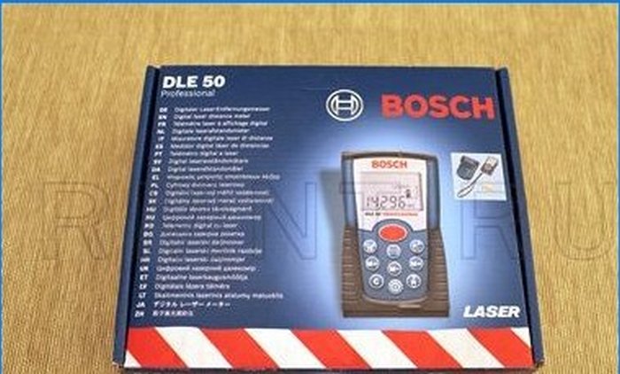 Telêmetro a laser Bosch DLE 50 Professional - caixa