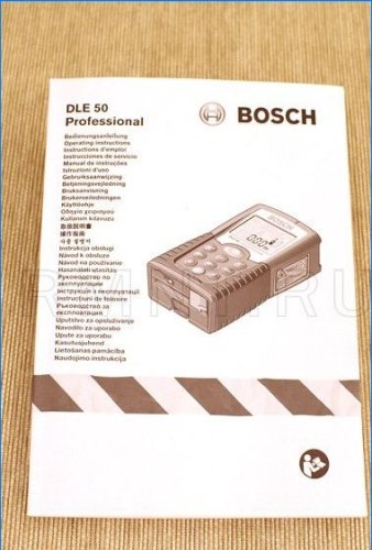 Bosch DLE 50 Professional - manual