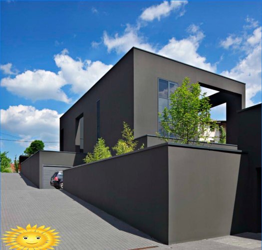 Casas com fachadas escuras: exemplos, características, materiais