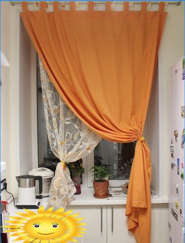 Como costurar cortinas para a cozinha com suas próprias mãos