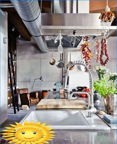 Cozinha com ilha: 20 fotos de design de interiores de cozinha