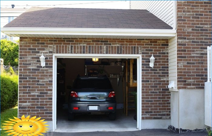 Garagem na casa ou separadamente: prós e contras