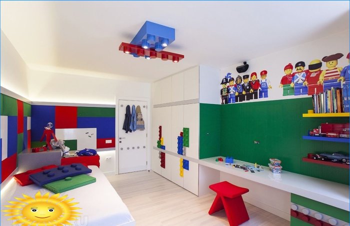 Quarto infantil estilo Lego