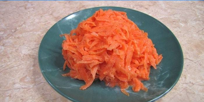 Cenouras raladas