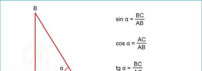 Funções trigonométricas de um ângulo agudo