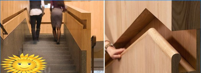 Corrimãos incomuns e confortáveis ​​para escadas