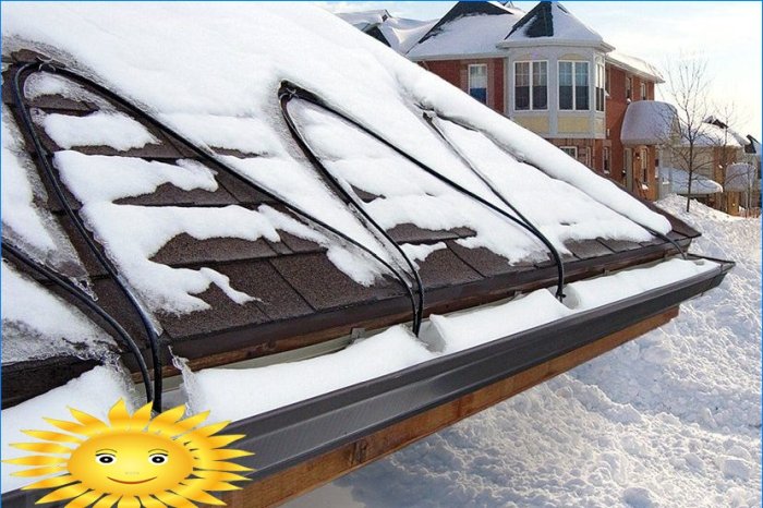 Drenos de aquecimento e telhados: sistemas anti-gelo faça você mesmo