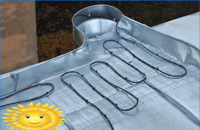 Drenos de aquecimento e telhados: sistemas anti-gelo faça você mesmo
