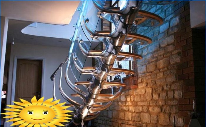 Idéias originais na criação de escadas