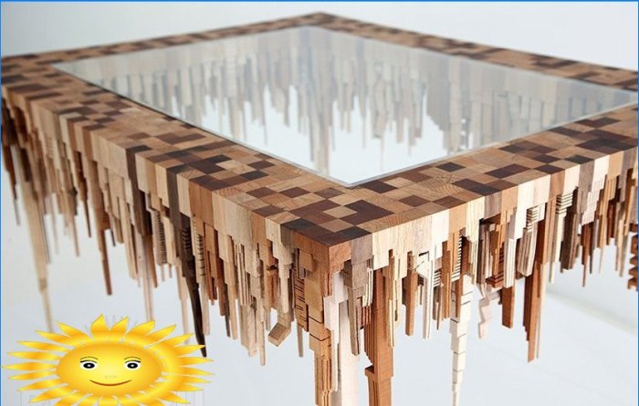 Mesas de madeira incríveis