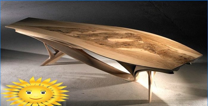 Mesas de madeira incríveis
