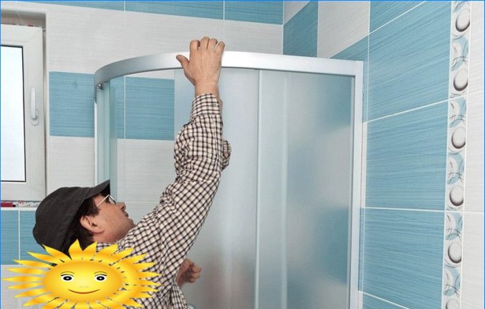 Montagem DIY e instalação de cabine de duche