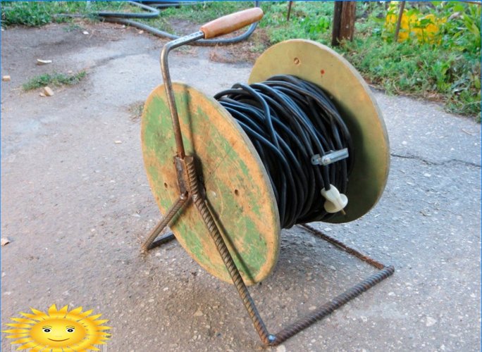 O que pode ser feito a partir de uma velha bobina de um cabo elétrico