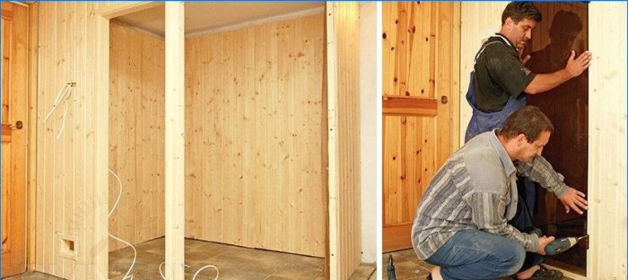 Sauna em apartamento com as próprias mãos: construção e decoração