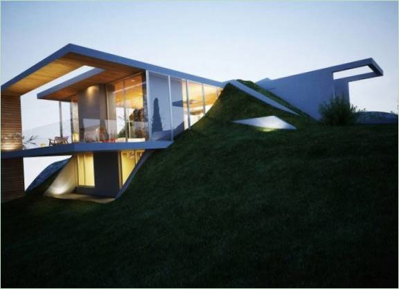 Um design de casa de sonho luxuoso